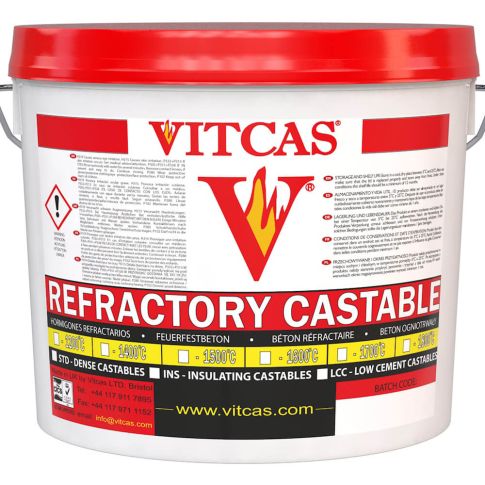 Planning Boiler Refractory Repairs After the Heating Season Bag of refractory concrete Vitcas for selected linings